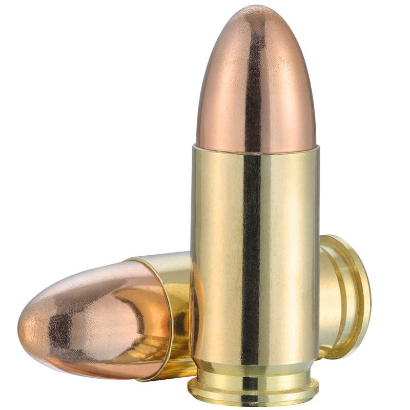 Norma Ammo Norma Range & Training FMJ 9mm Luger 115gr Pistol Ammo (50/box) 620240050 - Norma