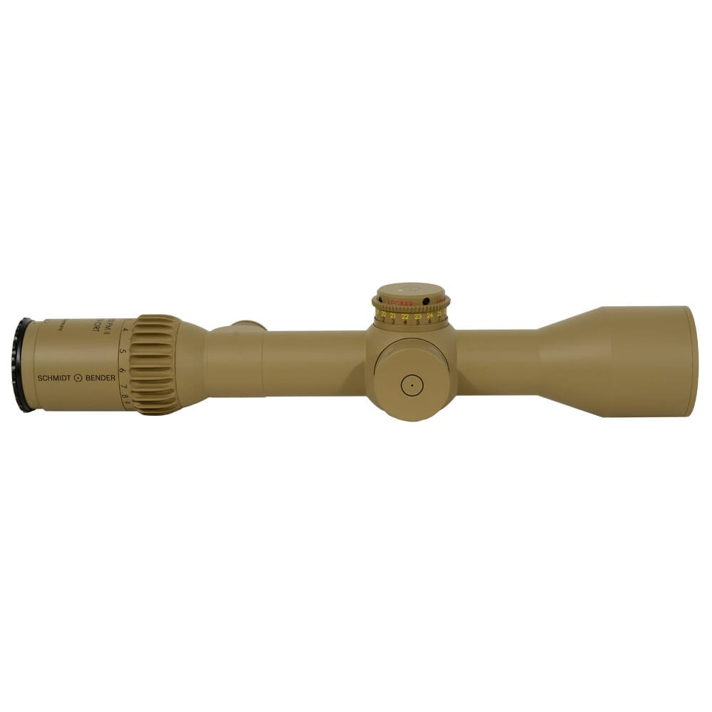Schmidt Bender 3-20x50 PM II Ultra Short LP P4LF 1cm cw DT MTC LT / ST ZS CT Pantone 7504M Riflescope 667-946-972-F2-E9 - Schmidt Bender