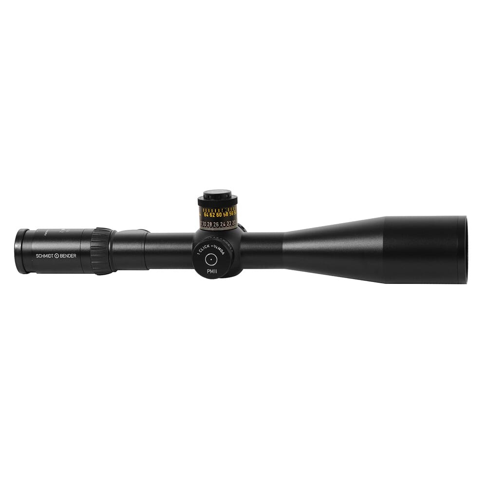 Schmidt Bender 5-25x56 PM II SFP P4FL2-MOA DT / ST 1/4 MOA ccw Black Riflescope 677-911-995-A8-A2 - Schmidt Bender