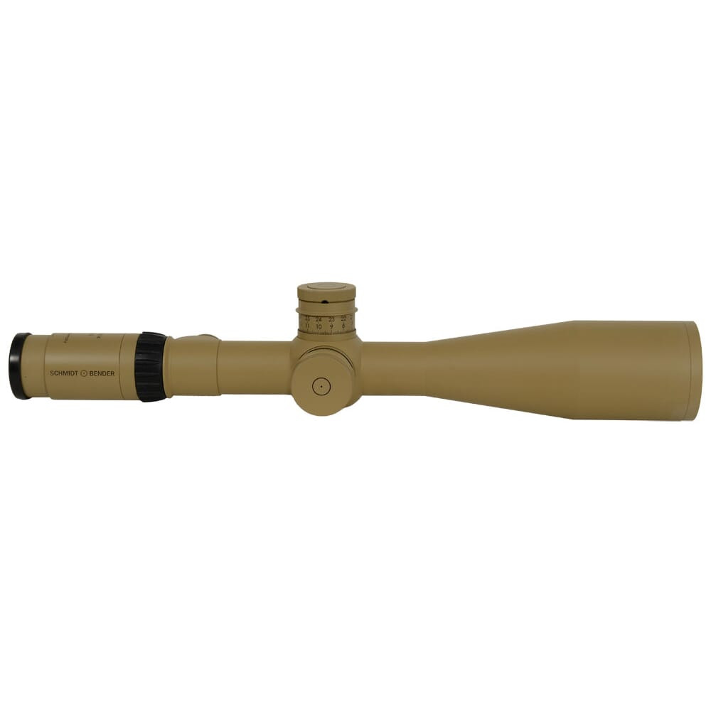 Schmidt Bender 5-25x56 PM II LRR-Mil MTC LT .1mil ccw Pantone 7504M Riflescope 677-946-41C-B2-A8