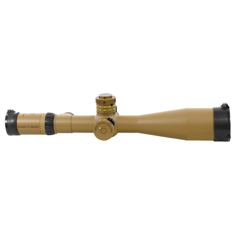 Schmidt Bender 5-25x56 PM II FFP LRR-MIL MT II MTC LT / DT II+ ZC LT 0.5 cm/100 m ccw Pantone 7504M Riflescope 677-946-41C-I1-H5 - Schmidt Bender