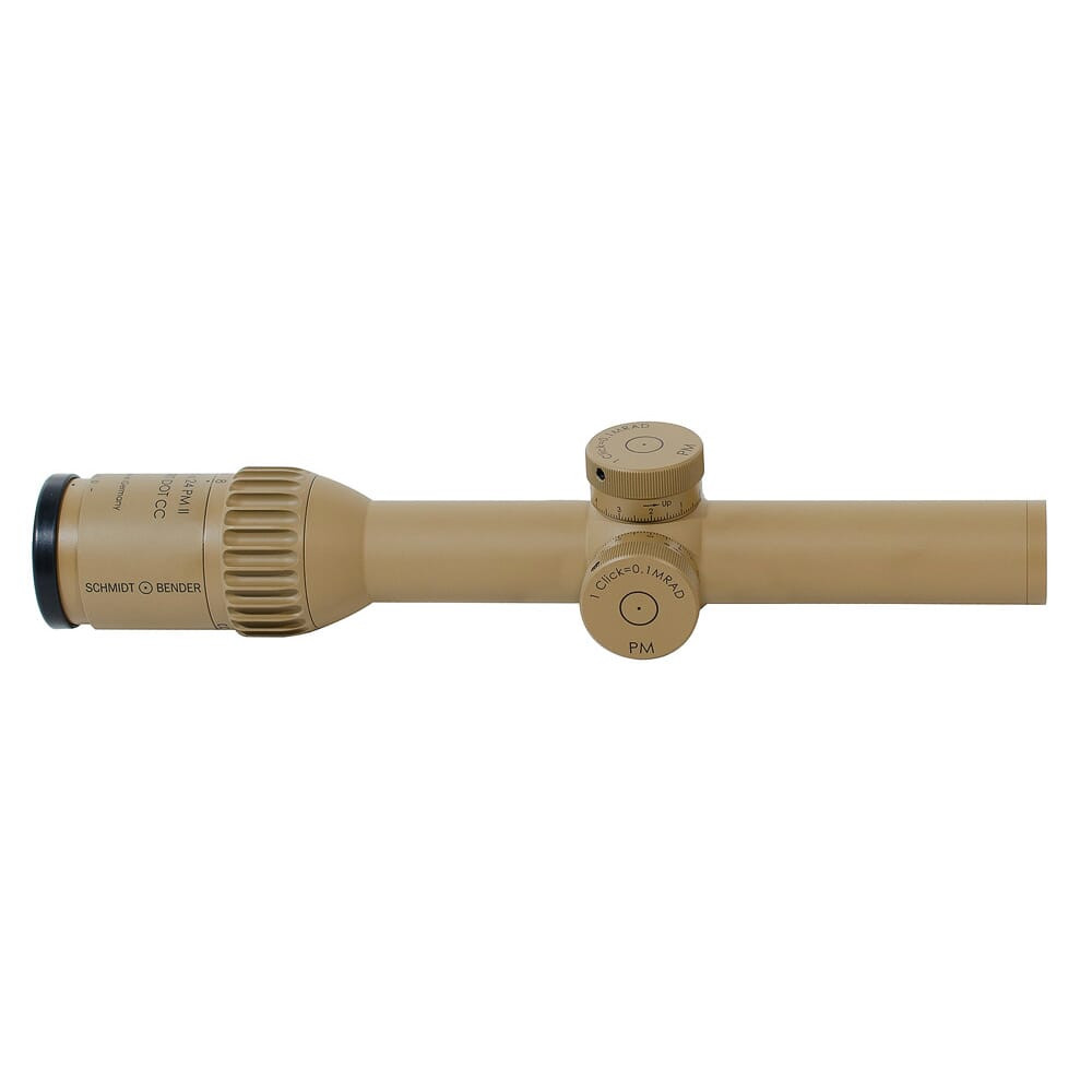 Schmidt Bender 1-8x24 PM II ShortDot CC FD CQB2 1cm ccw ST LT / ST LT Pantone 7504M Riflescope 682-846-918-B6-B2 - Schmidt Bender
