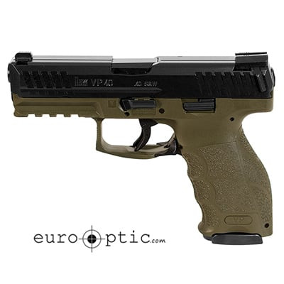 Heckler & Koch Heckler Koch VP40 .40 S&W OD Green Pistol 700040GRLEL-A5 - Heckler & Koch