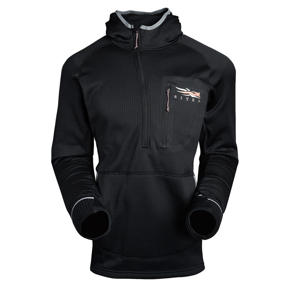 Sitka Gear Sitka Solids Women's Fanatic Hoody Sitka Black XX Large 70010-BK-XXL Jacket, XXL - Sitka Gear