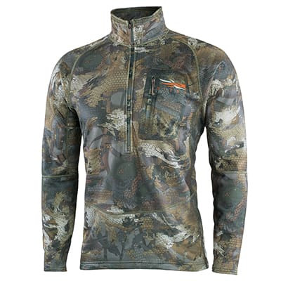 Sitka Gear Sitka Timber Grinder Half-Zip Optifade Timber Medium 70024-TM-M Top - Sitka Gear
