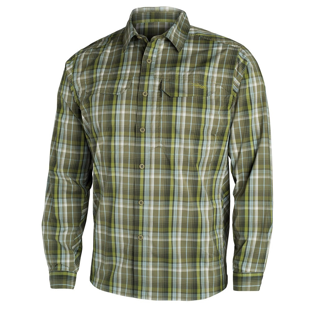 Sitka Gear Sitka TTW Globetrotter Shirt LS Cargo Plaid Medium 80002-CP-M, M - Sitka Gear