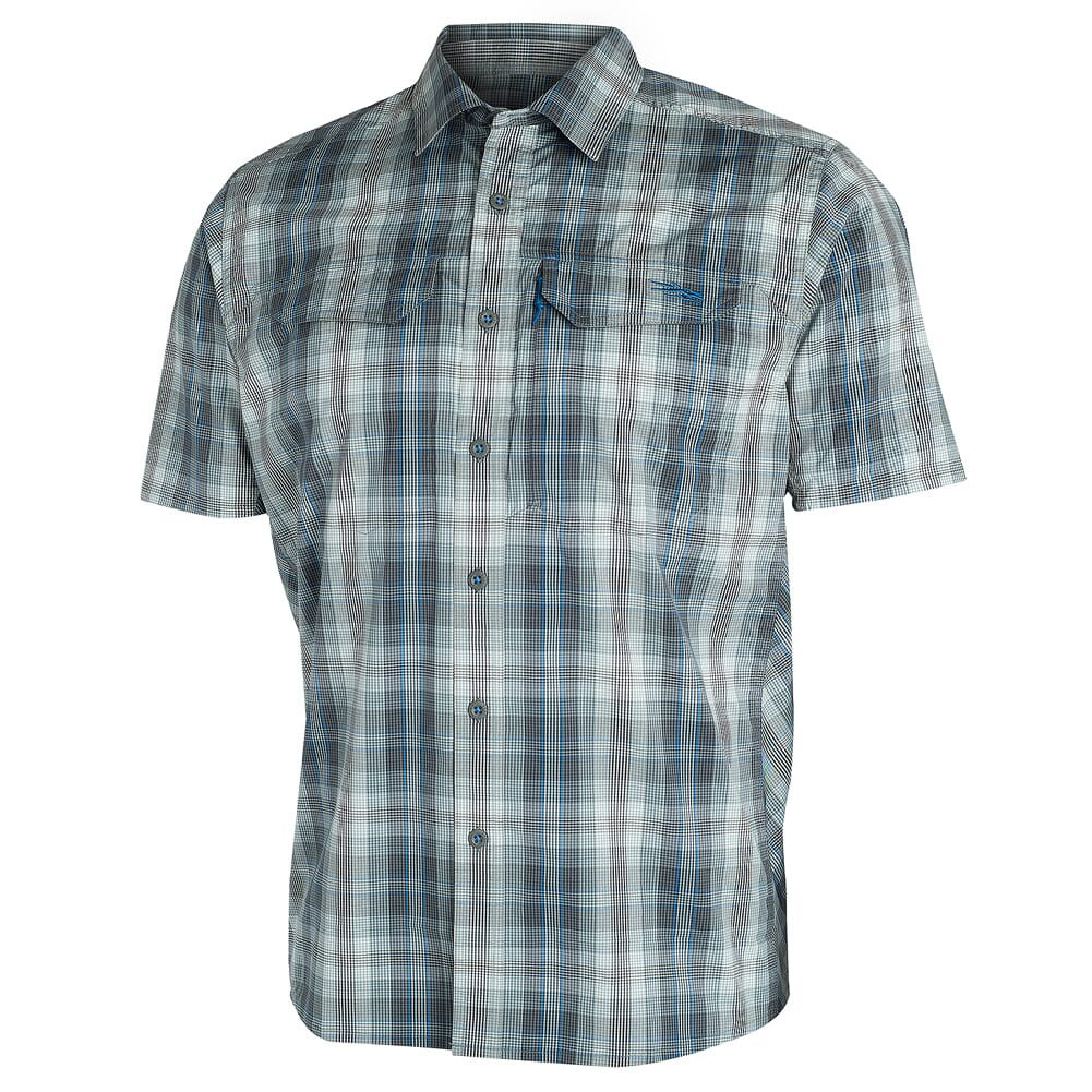 Sitka Gear Sitka TTW Globetrotter Shirt SS Shadow Plaid Small 80003-SP-S, S - Sitka Gear