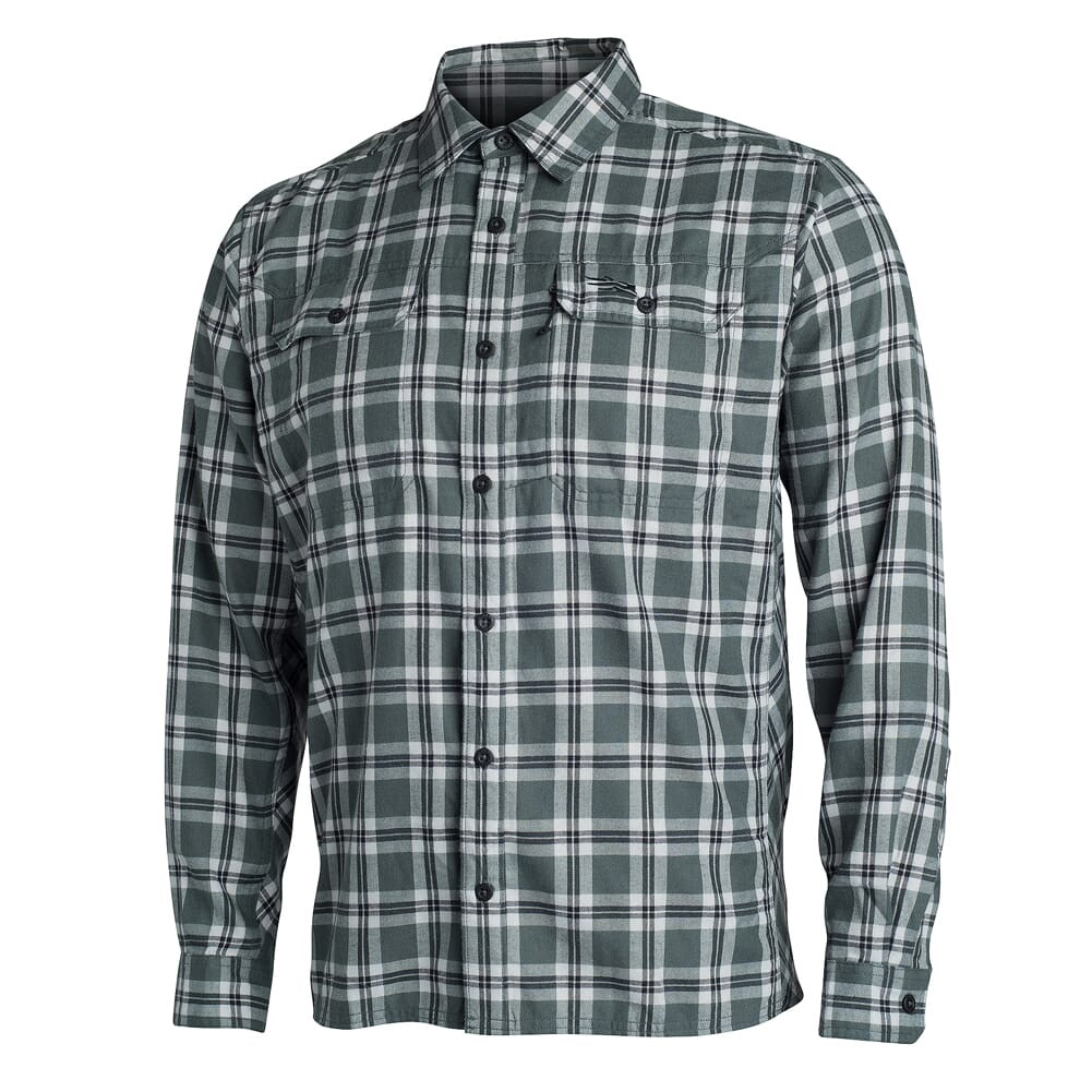 Sitka Gear Sitka TTW Frontier Shirt Lead Plaid Large 80011-LP-L - Sitka Gear