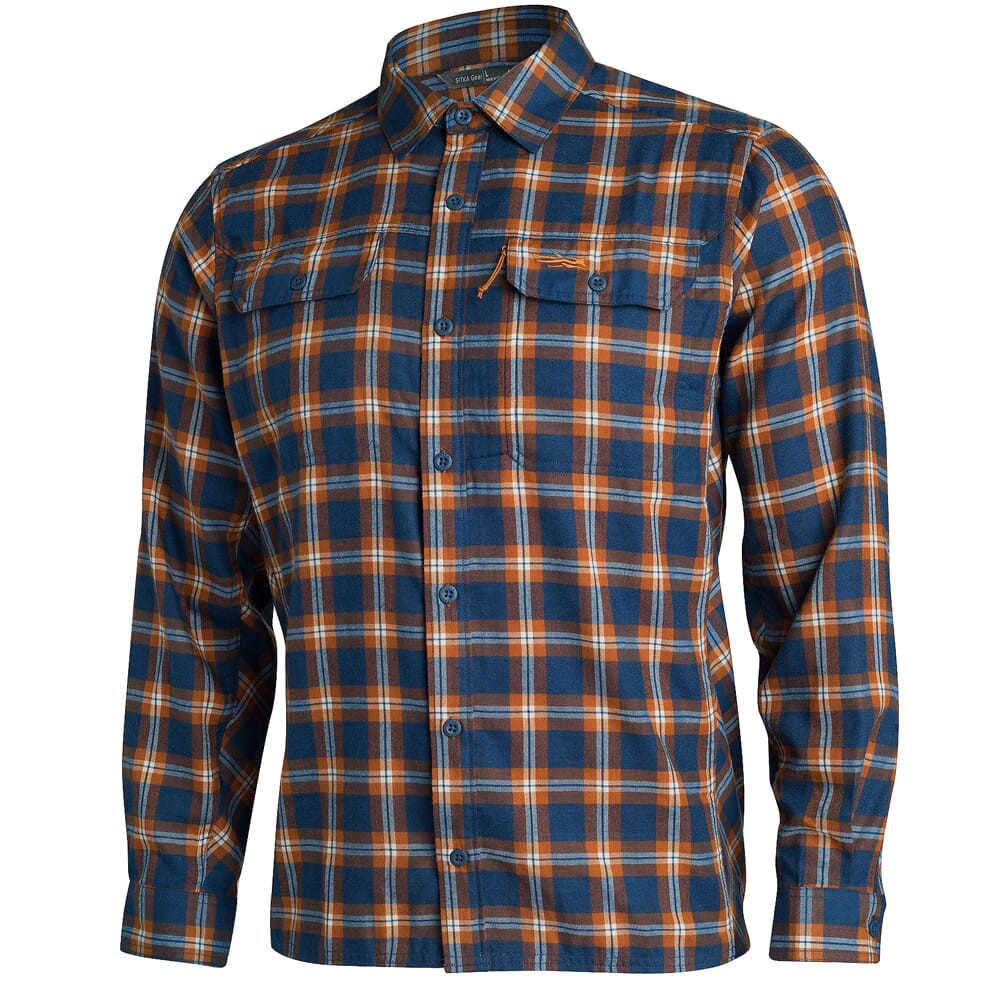 Sitka Gear Sitka TTW Frontier Shirt Midnight Plaid XX Large 80011-MP-XXL - Sitka Gear