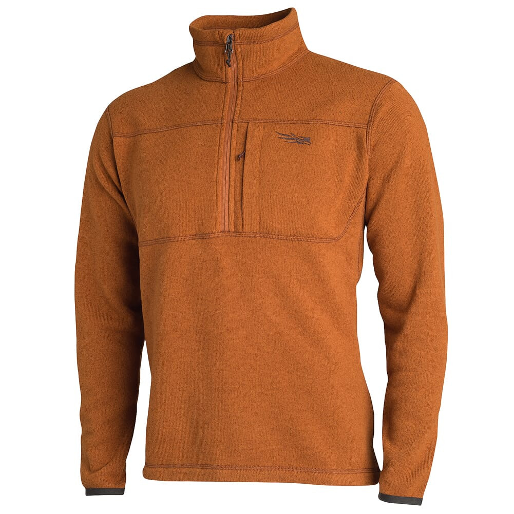 Sitka Gear Sitka TTW Fortitude Half-zip Rust Large 80012-RU-L Top - Sitka Gear