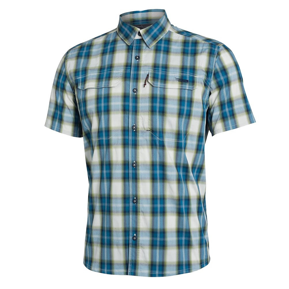 Sitka Gear Sitka Globetrotter Shirt SS Fog Plaid XX Large 80032-FP-XXL - Sitka Gear