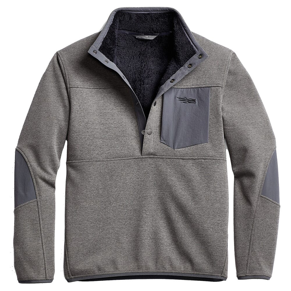 Sitka Gear Front Range Snap Fleece Lead XX Large 80051-PB-XXL Jacket - Sitka Gear