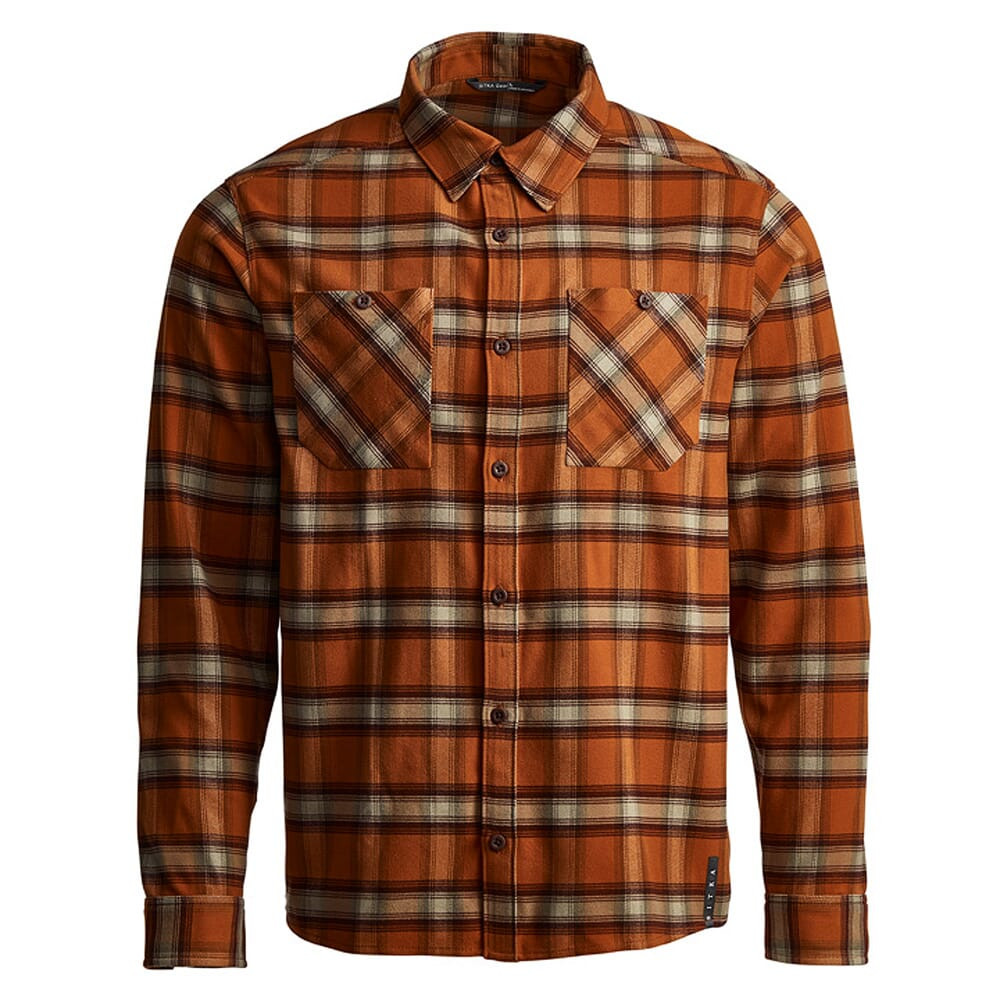 Sitka Gear Riser Work Shirt Copper Plaid XX Large 80055-COP-XXL - Sitka Gear