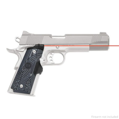 Crimson Trace LG-904 Lasergrips Master Series 1911 Full-Size G10 Black/Gray Red Laser Sight 01-9480-1 - Crimson Trace