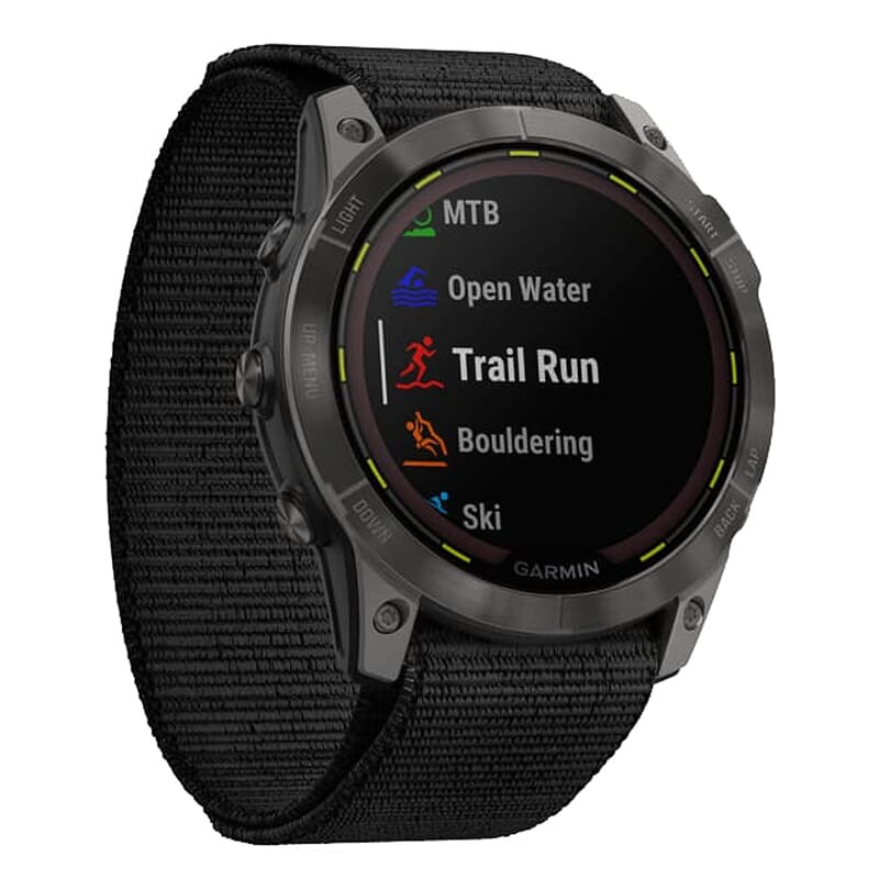 Garmin Enduro 2 Carbon Gray DLC Ti w/Ultrafit Black Band Smartwatch 010-02754-00 - Garmin