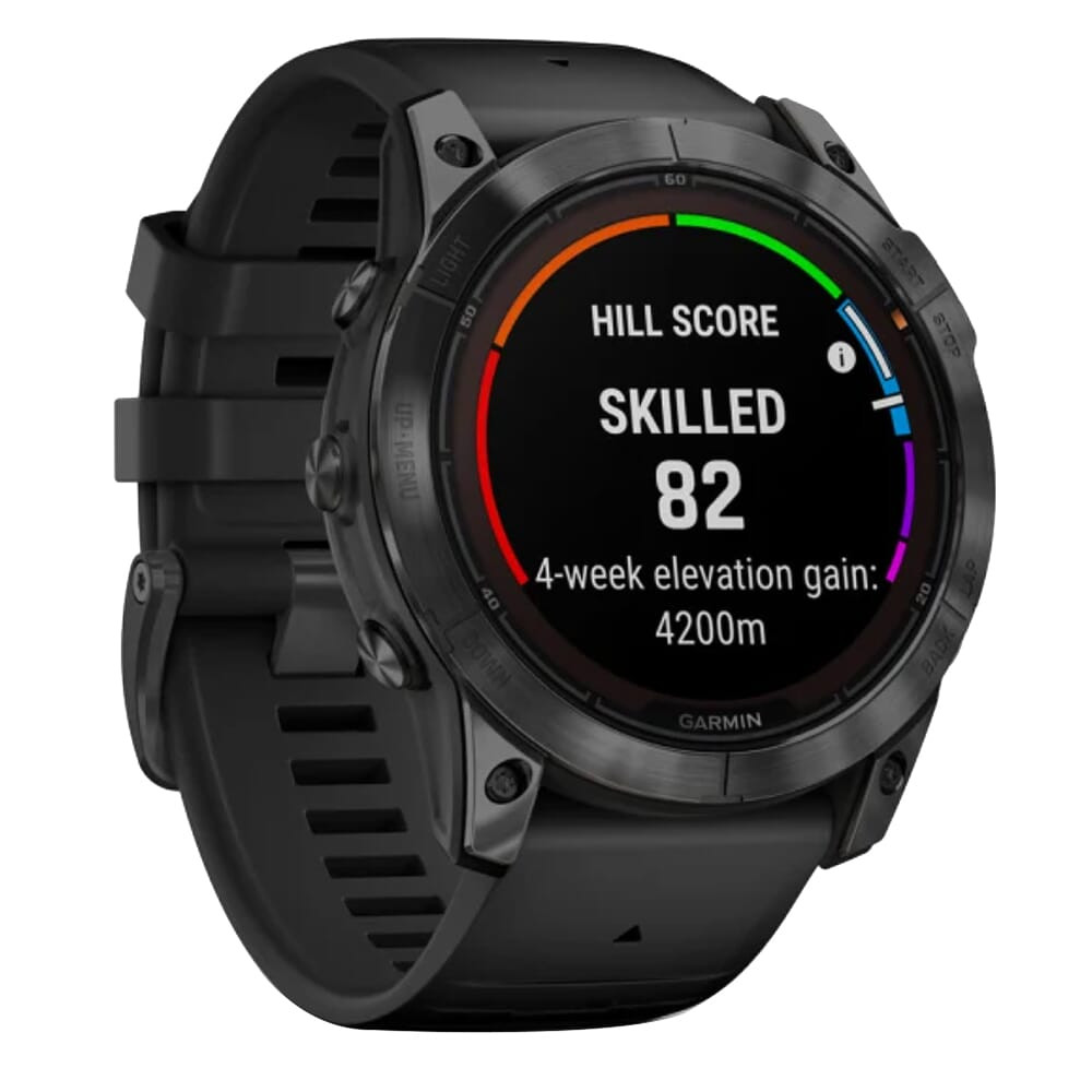 Garmin fenix 7X Pro Solar Slate Gray w/Black Band Smartwatch w/NO Wi-Fi 010-02778-02 - Garmin