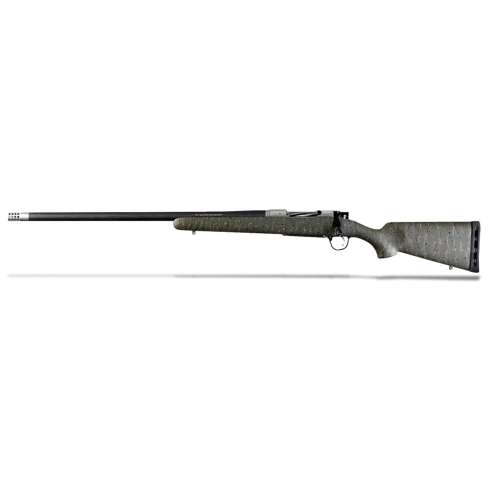 Christensen Arms Ridgeline 7mm Rem Mag 26" 1:9" Green w/ Black & Tan Webbing LH Rifle 801-06094-00