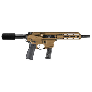 Christensen Arms CA9MM 9mm 7.5" 1:10" M-LOK Burnt Bronze AR Pistol 801-11033-01 - Christensen Arms