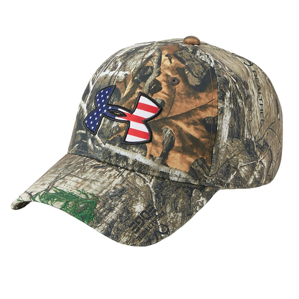Under Armour Camo BFL Cap RT Edge/Mvrck Brn/Scribe Blue OSFM 1300488-991002 in Realtree Edge - Under Armour
