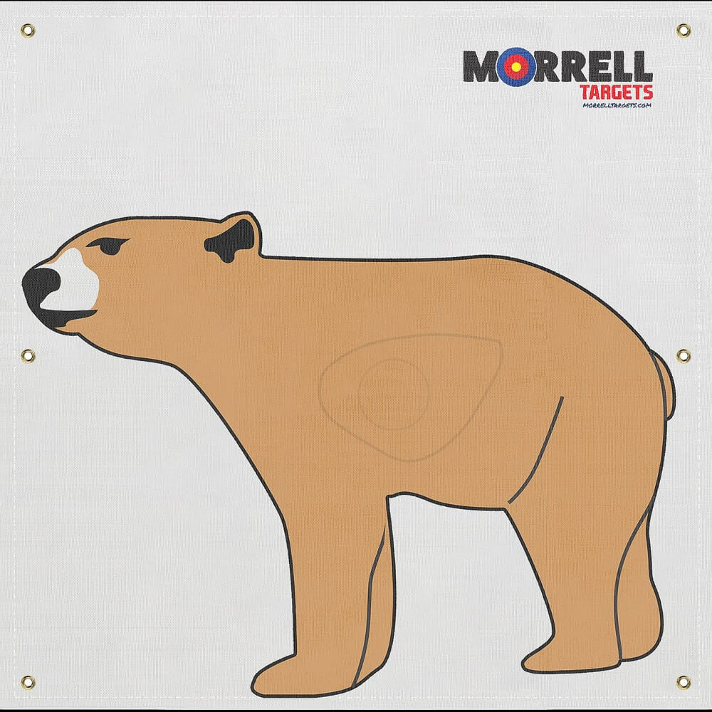 Morrell Targets Morrell NASP-IBO Life Size Bear Target Face 815 - Morrell Targets