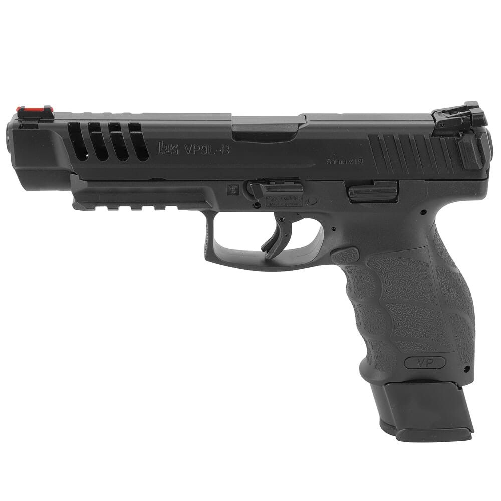 Heckler & Koch HK VP9L-B 9mm 5" Bbl Pistol w/ Night Sights, (3) 20rd Mags, (2) Add'tl Backstraps, and (2) Add'tl Sets of Lateral Grip Plates 81000266 - Heckler & Koch