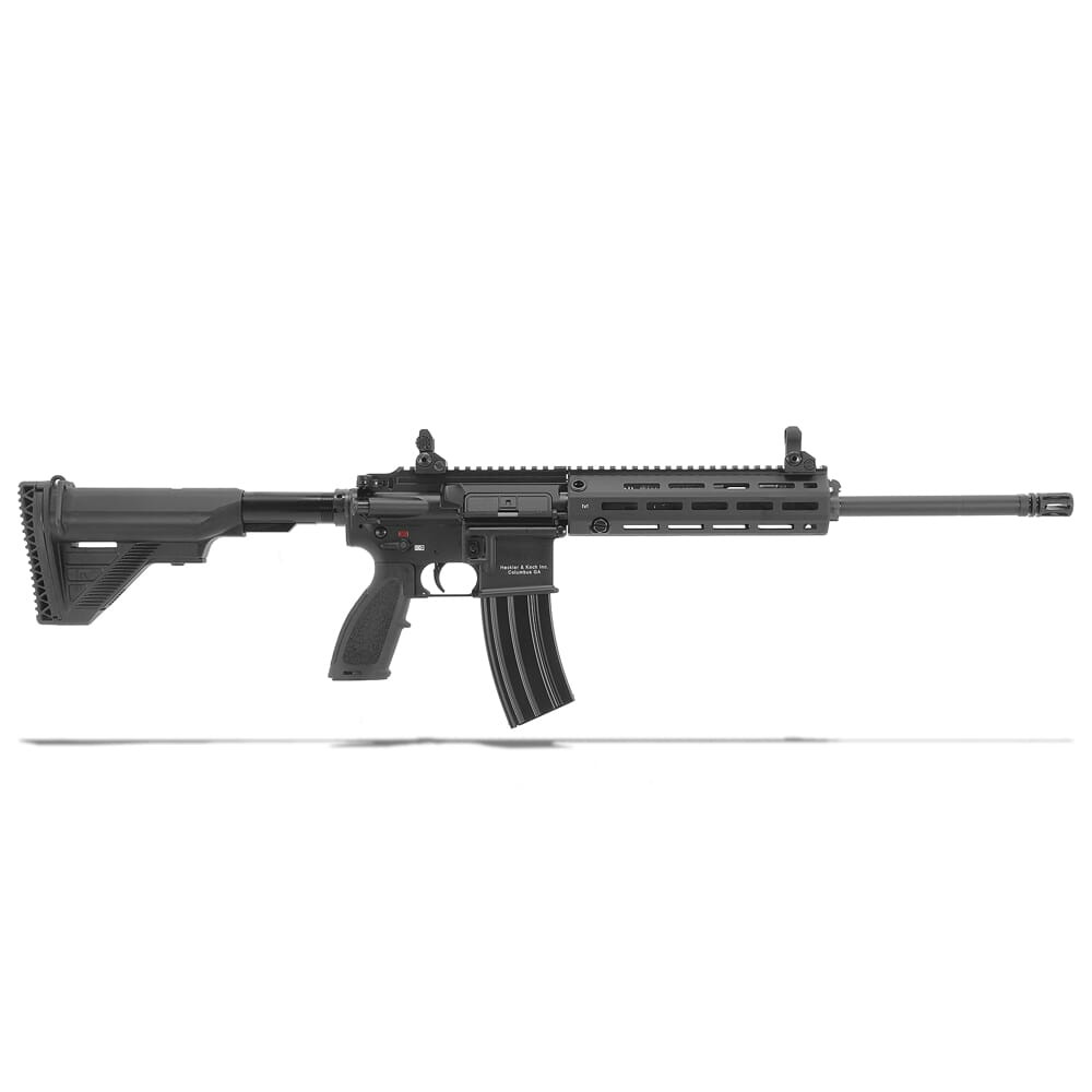 Heckler & Koch HK MR556A1 5.56 16.5" 9" M-LOK Handguard Black Rifle w/(1) 30rd Mag and Troy Microsights 81000533 - Heckler & Koch
