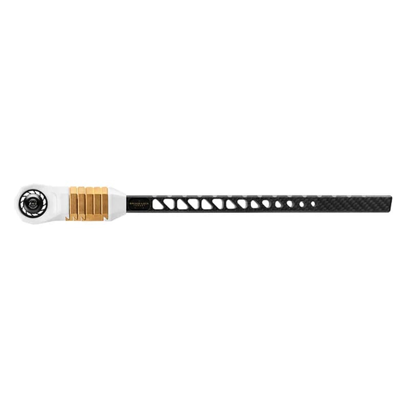 Mathews Archery Mathews 10" Carbon Bridge-Lock White Target Stabilizer 81085 - Mathews Archery