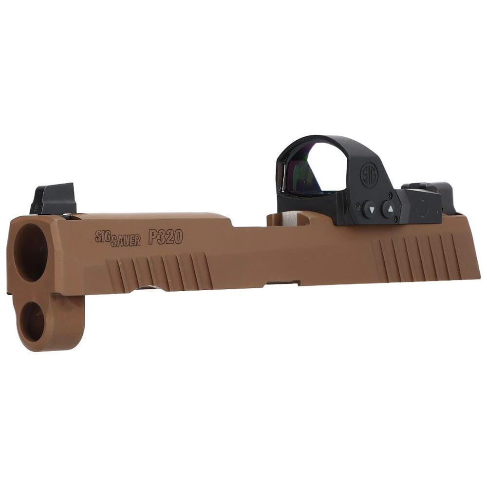Sig Sauer P320 PRO 9mm 3.9" Bbl Coyote Brown Slide Assembly w/XRAY3 Suppressor Sights & ROMEO1PRO 8900279 - Sig Sauer