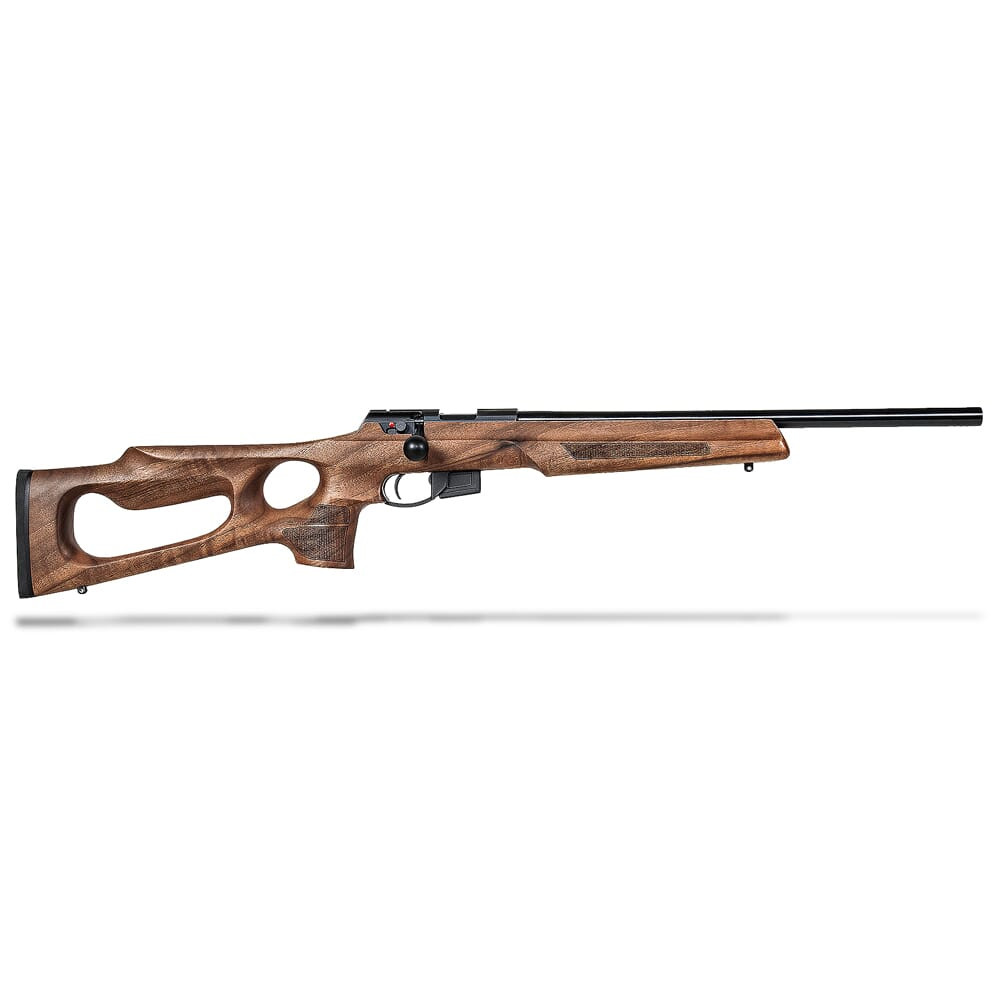 Anschutz 1761D HB .22 LR 18" Bbl G-28 Walnut Thumbhole Rifle w/Light Single-Stage Trigger A015614LSX - Anschutz