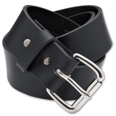Filson 50 Black/Stainless 1.5" Leather Belt 63202001226 - Filson