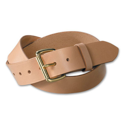 Filson 44 Natural 1.5" Leather Belt 63202 - Filson