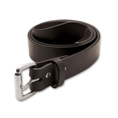 Filson 34 Brown/Stainless 1.25" Leather Belt 63203198210 - Filson