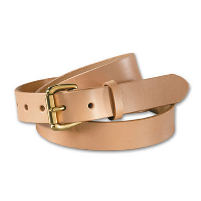 Filson 28 Natural 1" Leather Belt 63204 in Nt - Filson