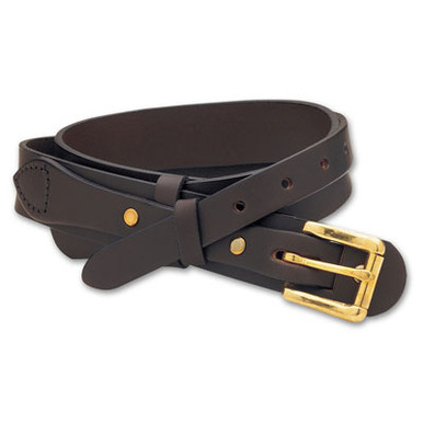 Filson 28 Brown 1.25" Ranger Belt 63206 - Filson