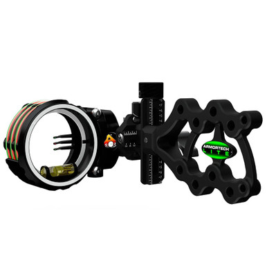 AXCEL Archery ArmorTech Lite Sight 41mm Scope 3pin .019 Non-Dampened Fixed Mount Black Bow Sight AALF-N319-4BK - AXCEL Archery