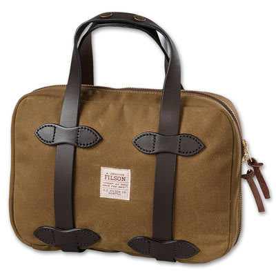 Filson Dark Tan Tin Cloth Grip Case FIL70058-DarkTan - Filson