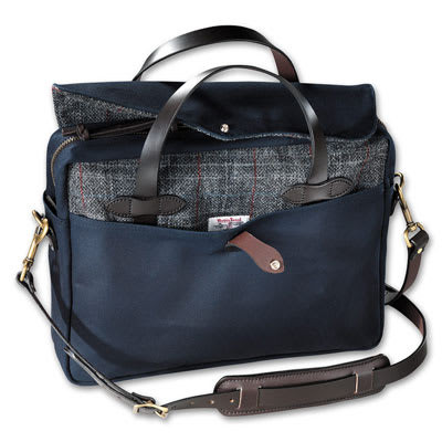 Filson Navy Twill/Tweed Original Briefcase FIL-70066-NA - Filson