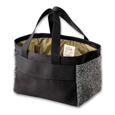 Filson Black Shellie Tote Bag FIL-70069-BL in Twill Harris Tweed - Filson