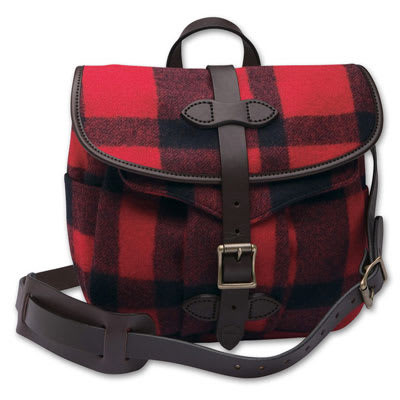 Filson SM Red/Black Wool Field Bag FIL-70100-RB - Filson