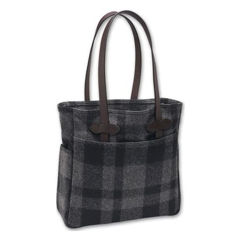 Filson Gray/Black Wool Tote Bag FIL-70101-GB - Filson