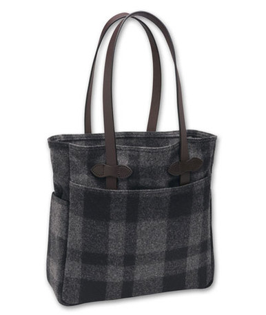 Filson Gray/Black Wool Tote Bag FIL-70101-GB