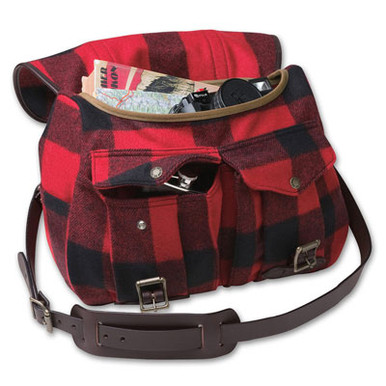 Filson MD Red/Black Wool Field Bag FIL-70103-RB - Filson