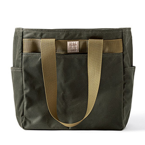 Filson Dark Otter Green Tin Cloth Tote FIL-70111-OT - Filson