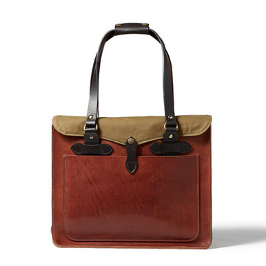Filson Leather Tote Cognac - Filson