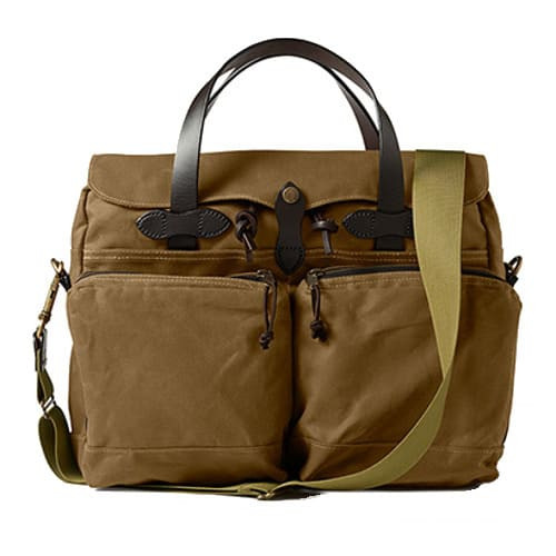 Filson 24-Hour Tin Briefcase Dark Tan 70140242135 - Filson