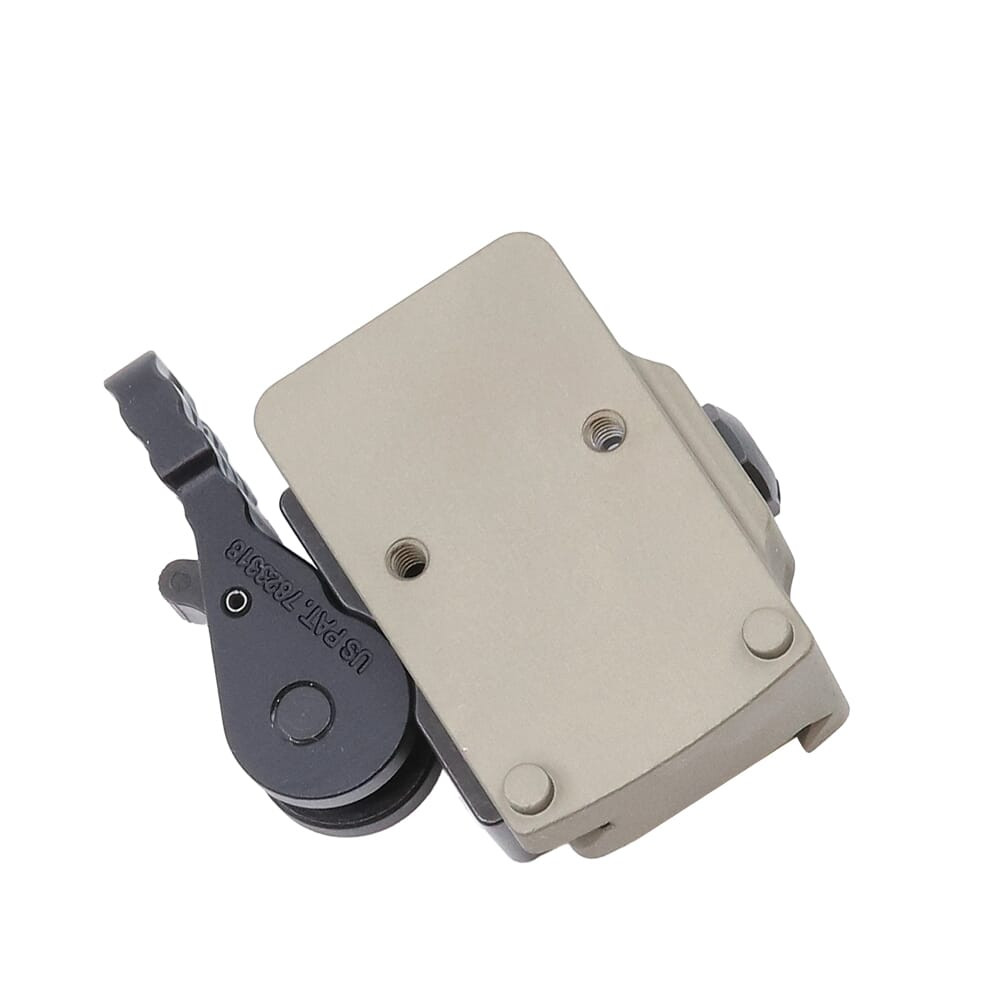 American Defense Manufacturing ADM Lightweight Low Profile QD RMR FDE Mount w/RH TAC Lever AD-RMR-LW-L-RH-FDE-TAC - American Defense Manufacturing