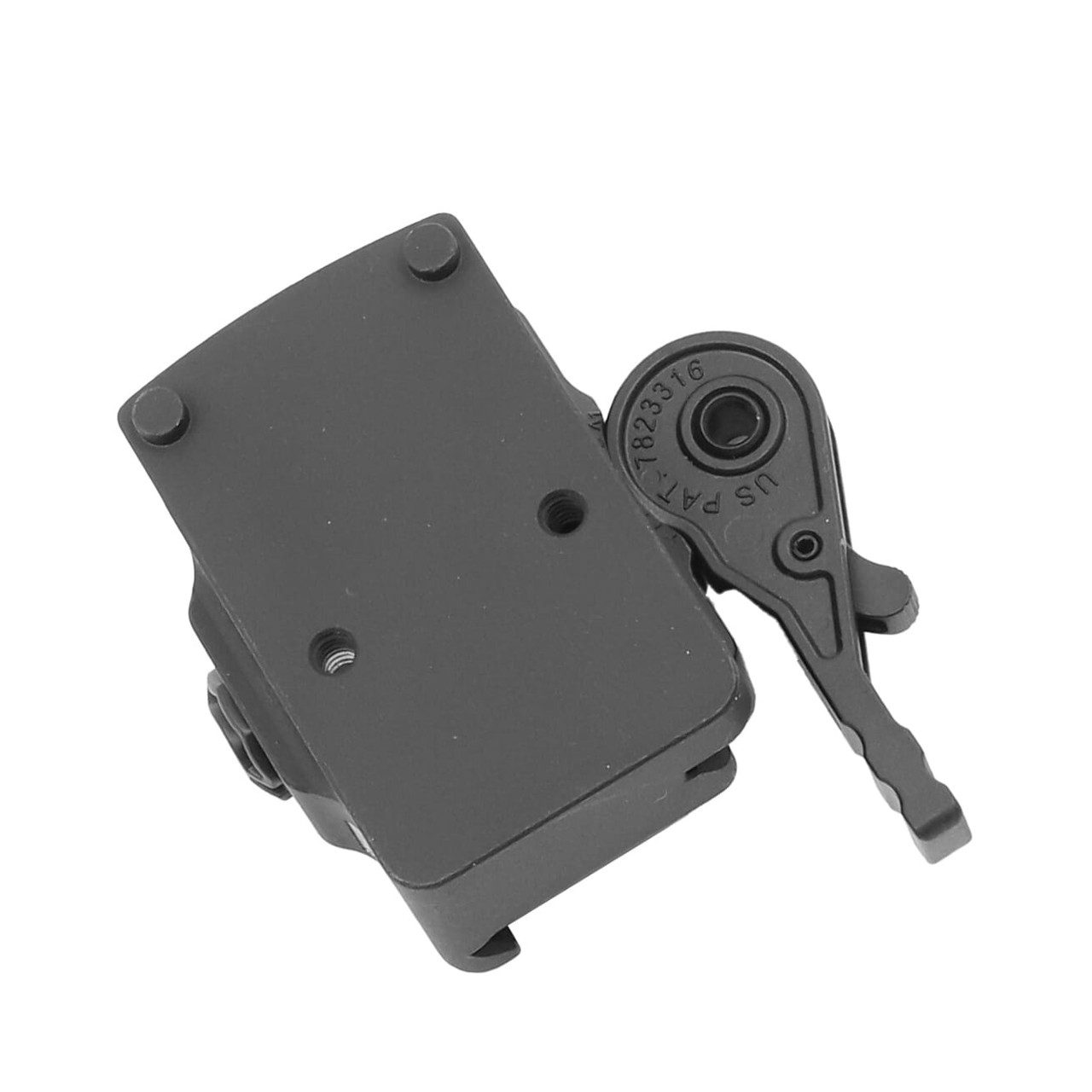 American Defense Manufacturing ADM Lightweight Low Profile QD RMR Mount w/RH Ti Lever AD-RMR-LW-L-RH-TL - American Defense Manufacturing