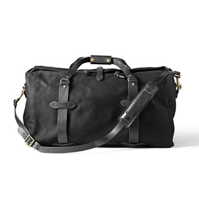Filson Black Medium Twill Duffle Bag FIL-70222-BL - Filson
