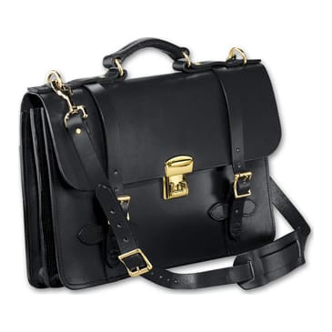 Filson Black Leather Field Satchel FIL-70252-BL - Filson