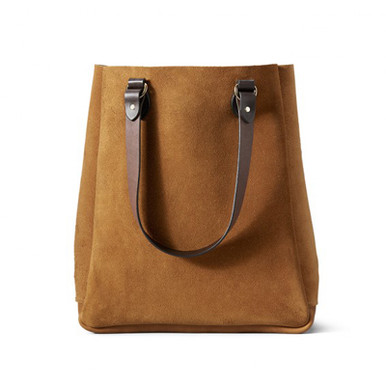 Filson Rugged Suede Tote SaddleBrwn FCO007958 FIL70434-SaddleBrwn in Saddle Brown - Filson